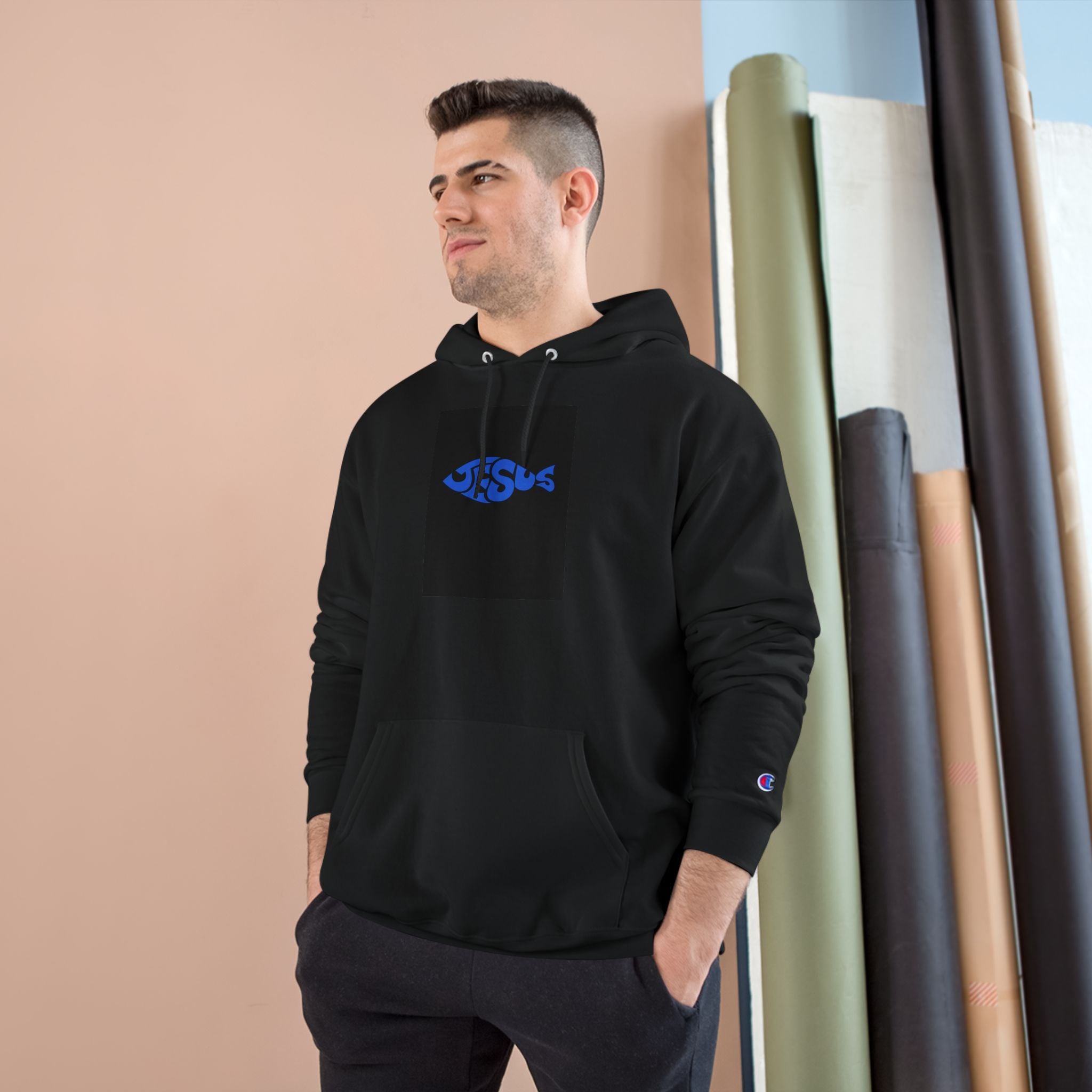 Jesus Fish Logo Hoodie | Christian Faith Apparel