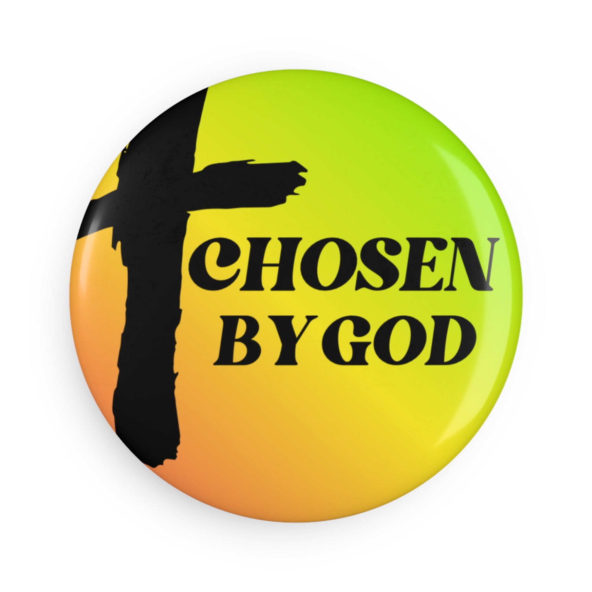 Jesus Saves Round Magnet — Christian Faith Button Magnet
