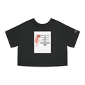 Dancing Ginger Girl with Quote Cropped Tee | Champion Crop Top